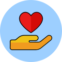 corazón de la mano icon