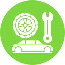 servicio de auto icon