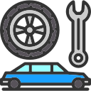 servicio de auto icon