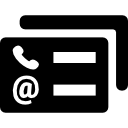 tarjeta de empleado icon