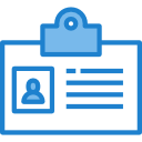 tarjeta de identificación icon