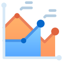 gráfico de líneas icon