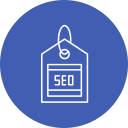 etiqueta seo icon