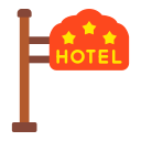 signo de hotel icon