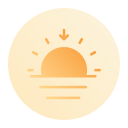 puesta de sol icon