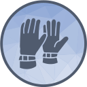 guantes de la mano icon