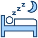 en train de dormir 