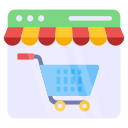 las compras en línea icon