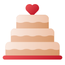 pastel de boda icon