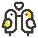 pájaros del amor icon