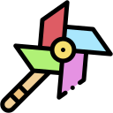 spielzeug windmühle icon