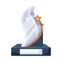 estrella del trofeo icon