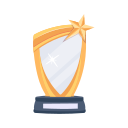 estrella del trofeo icon