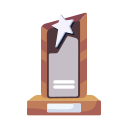 estrella del trofeo icon