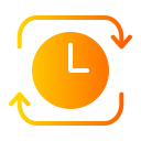 tiempo de procesamiento icon