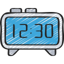 reloj despertador digital icon