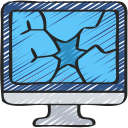 pantalla rota icon