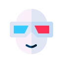 gafas 3d icon