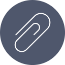 Paper clip icon