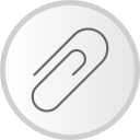 Paper clip icon