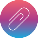 Paper clip icon