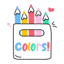 crayon de couleur icon