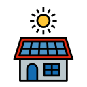 casa solar icon