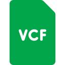 archivo vcf icon