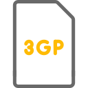 archivo 3gp icon