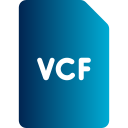 archivo vcf icon