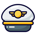 sombrero de piloto icon