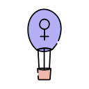 símbolo femenino icon