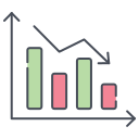 gráfico de líneas icon