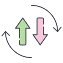 transferencia de datos icon