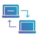 transferencia de datos icon