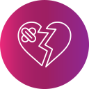 corazón roto icon