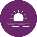 puesta de sol icon