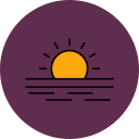 puesta de sol icon