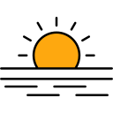 puesta de sol icon