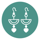 des boucles d'oreilles icon