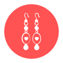 des boucles d'oreilles icon