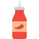 botella de salsa de tomate 