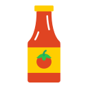 botella de salsa de tomate 