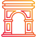 arco del triunfo icon