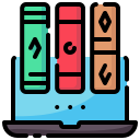 Biblioteca en linea icon