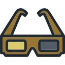 gafas 3d icon