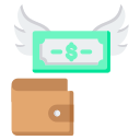 gastando dinero icon