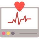 monitor de electrocardiograma icon