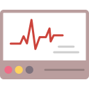 monitor de electrocardiograma icon