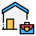 work from home icon